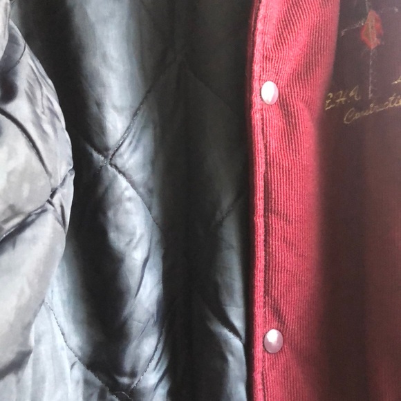 Vintage burgundy corduroy jacket - Picture 5 of 6